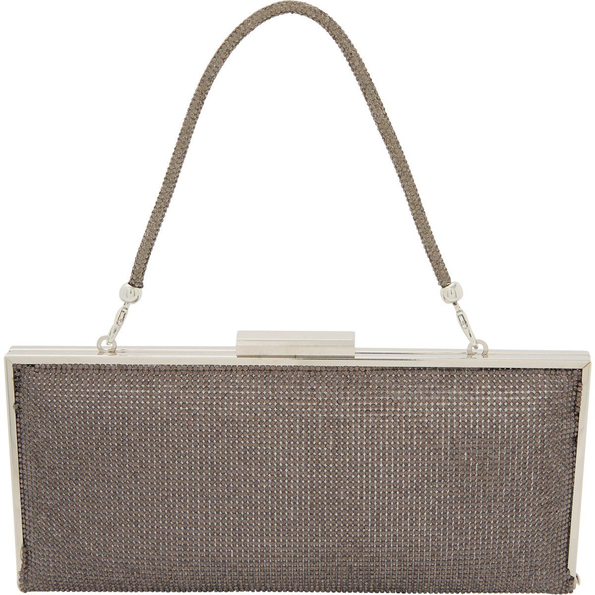 Schimmernde Rechteckige Box-Clutch