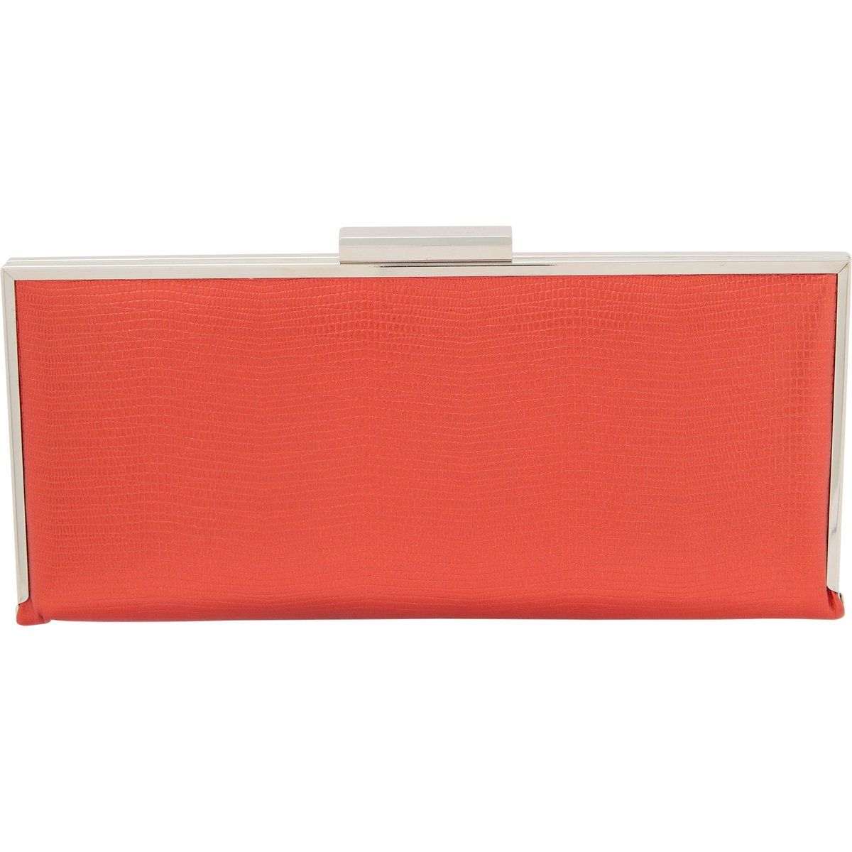 Elegante Strukturierte Box-Clutch