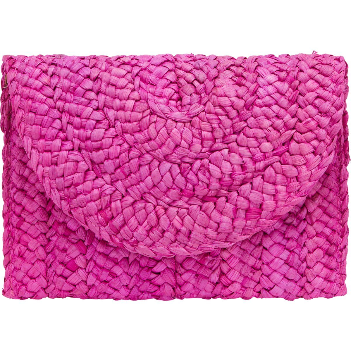 Geflochtene Bast-Umschlag-Clutch