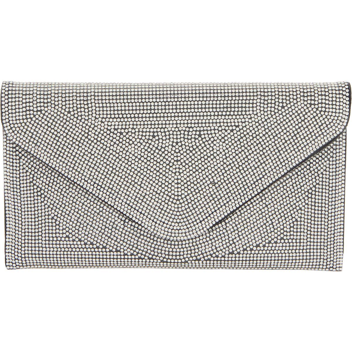Elegante Strass-Umschlag-Clutch