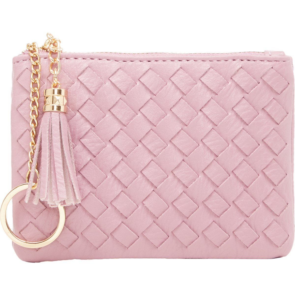 Geflochtene Mini-Tasche mit Quaste