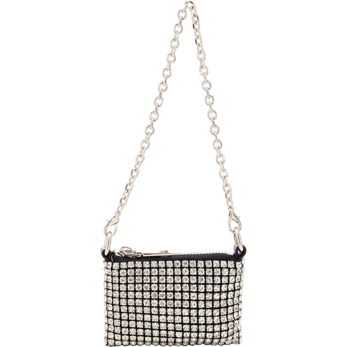 Mini-Tasche mit Kristall-Netz