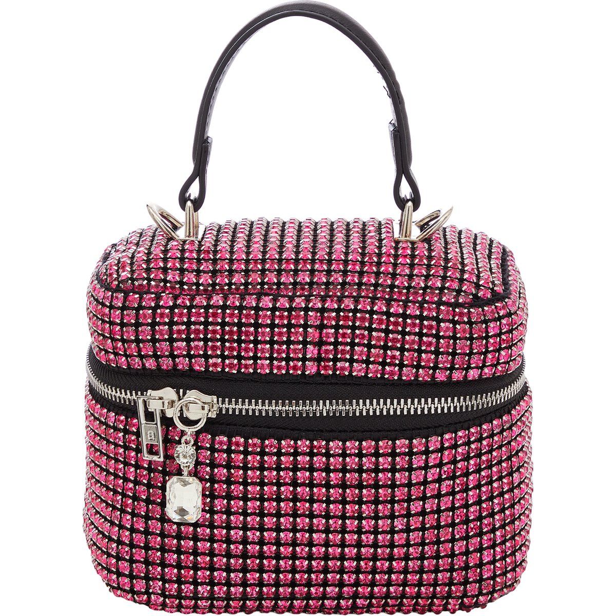 Glitzernde Strass-Box-Handtasche