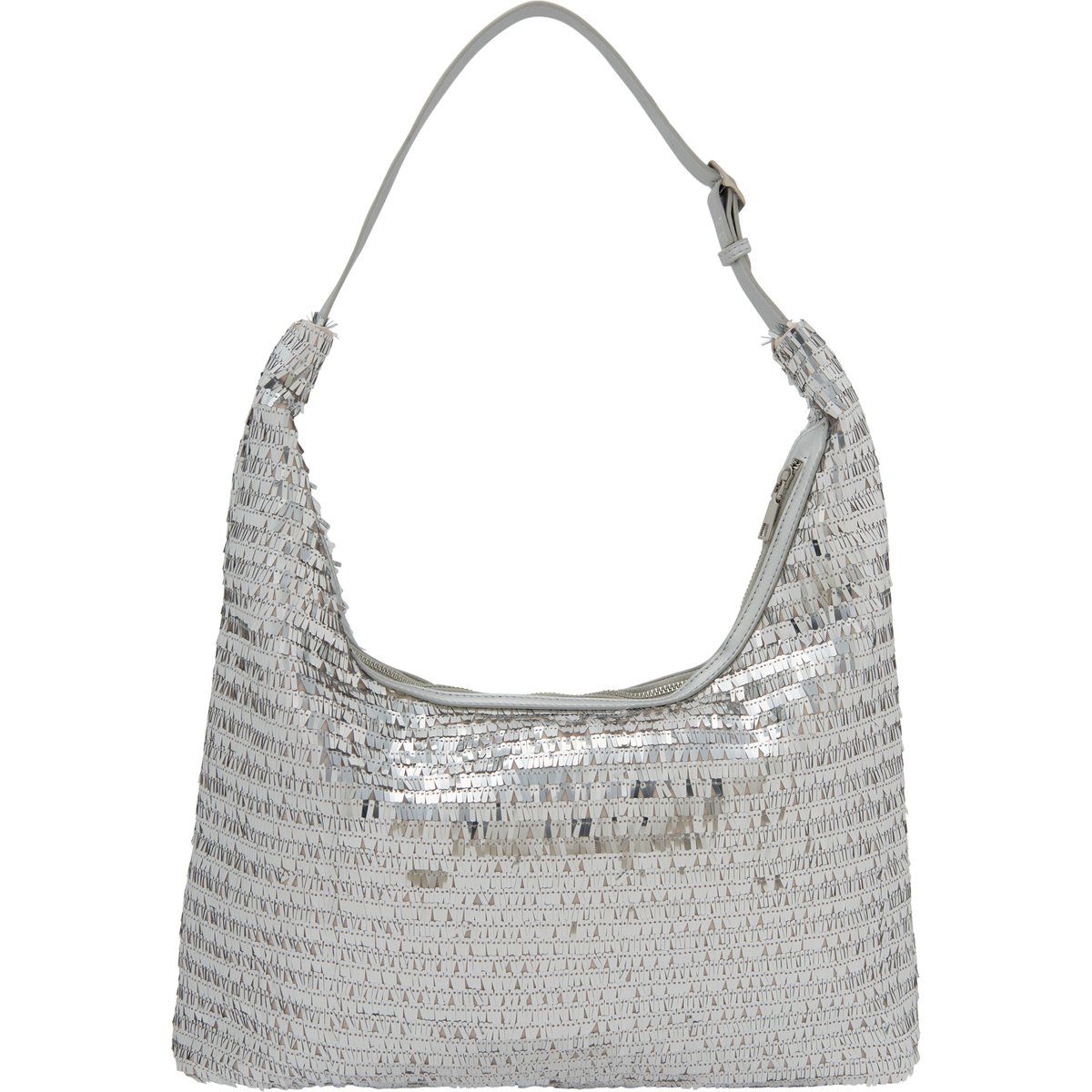 Schimmernde Pailletten-Hobo-Tasche