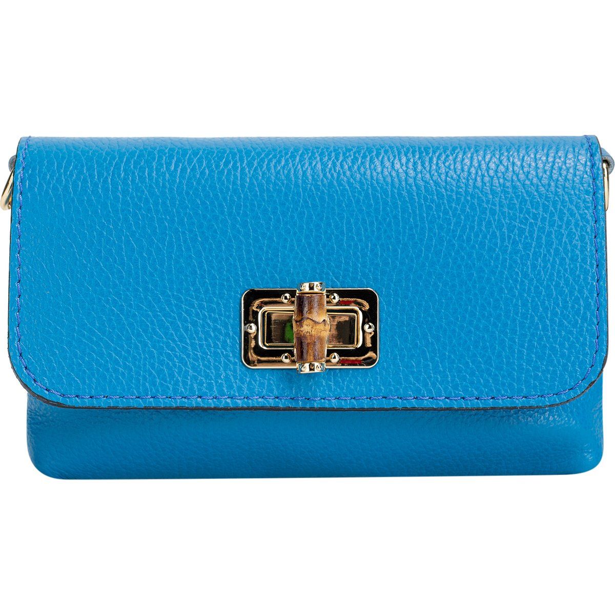 Elegante Clutch mit Bambusverschluss