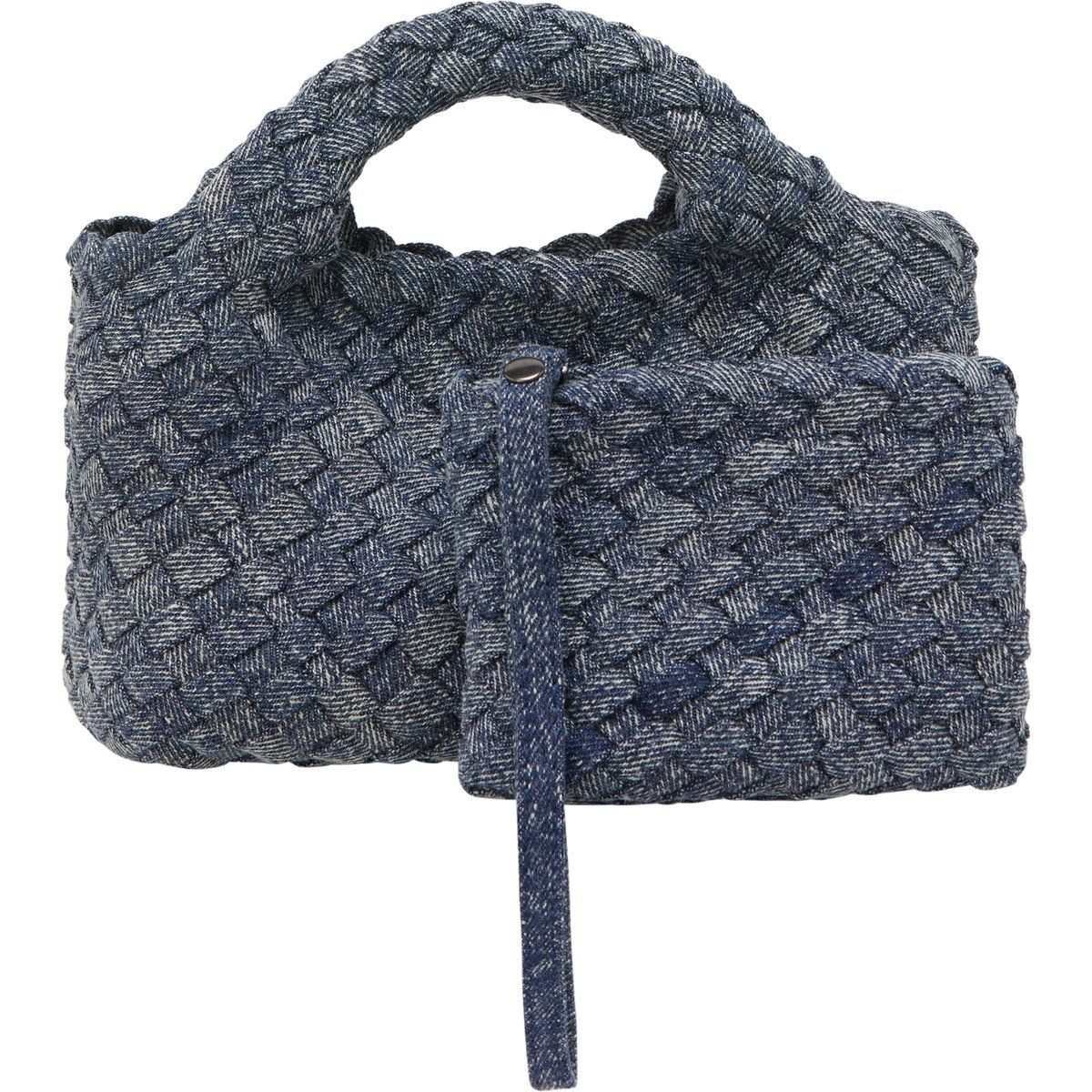 Geflochtene Denim 2-in-1 Tragetasche