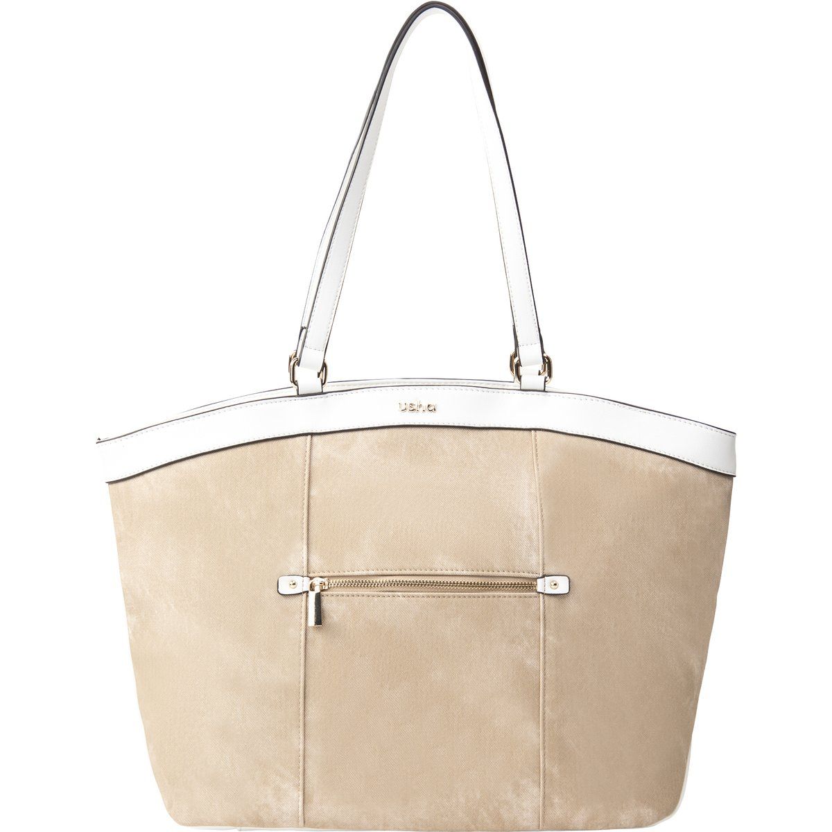 Geräumige strukturierte Shopper-Tasche