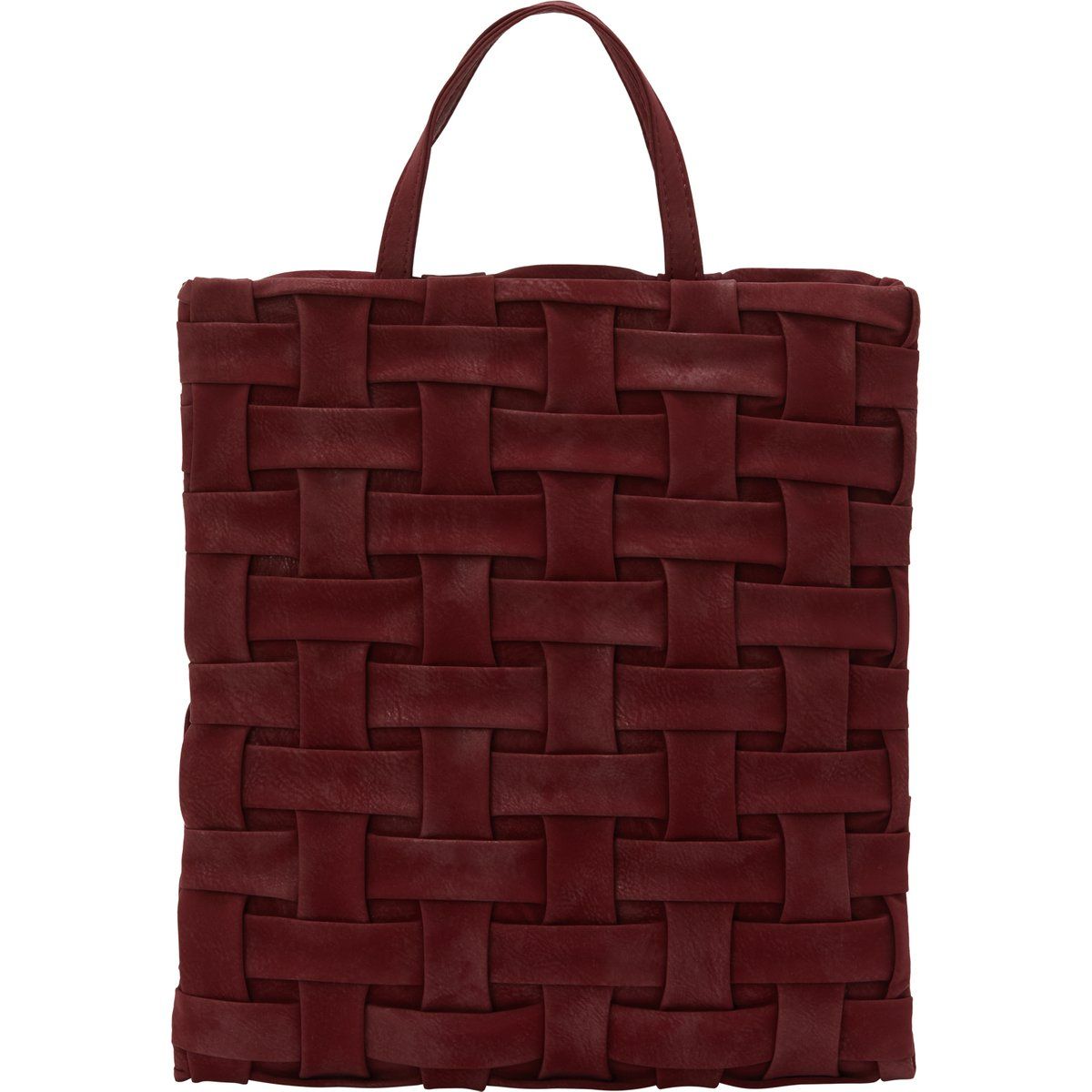 Handtasche mit markanter Flechtoptik