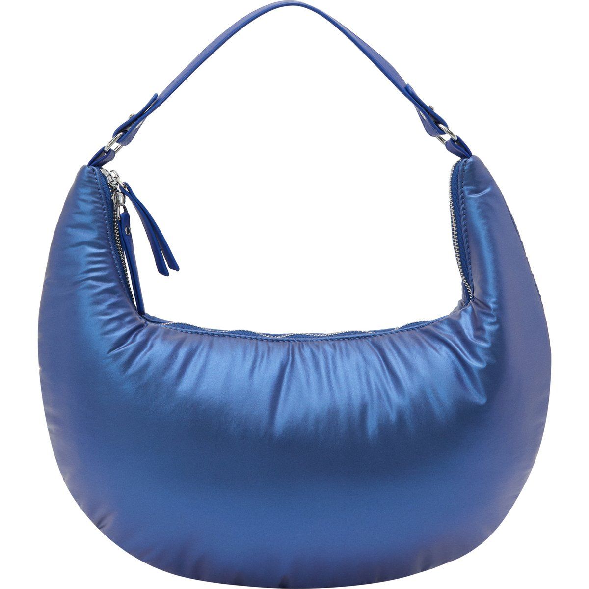 Gepolsterte Tasche in Halbmondform