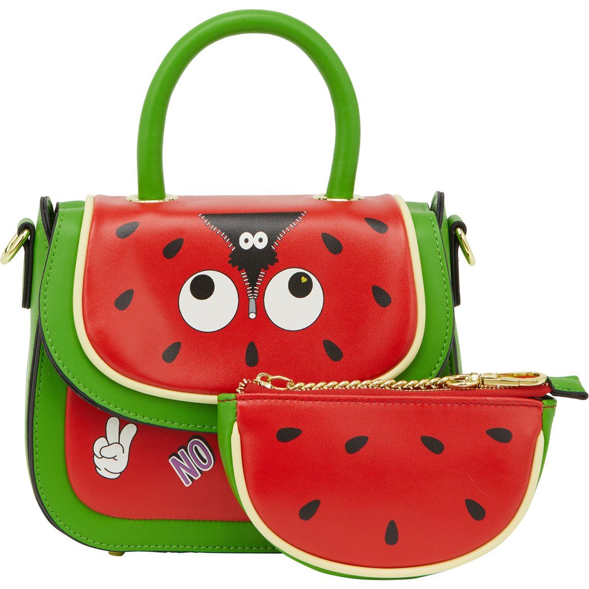 Verspieltes Wassermelonen-Handtaschen-Set