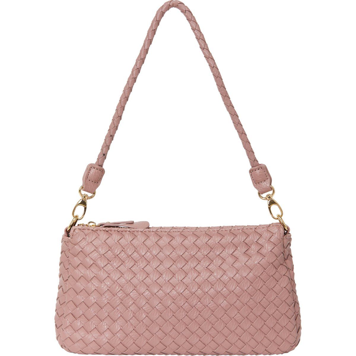 Elegante Schultertasche in Flechtoptik