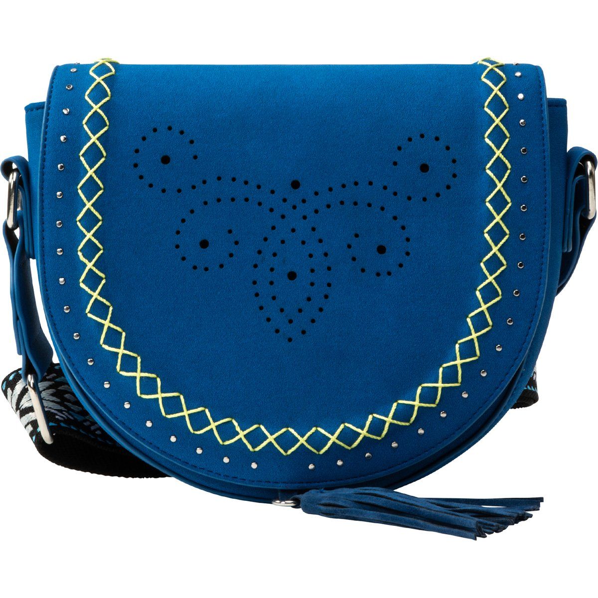 Bestickte Satteltasche mit Quaste