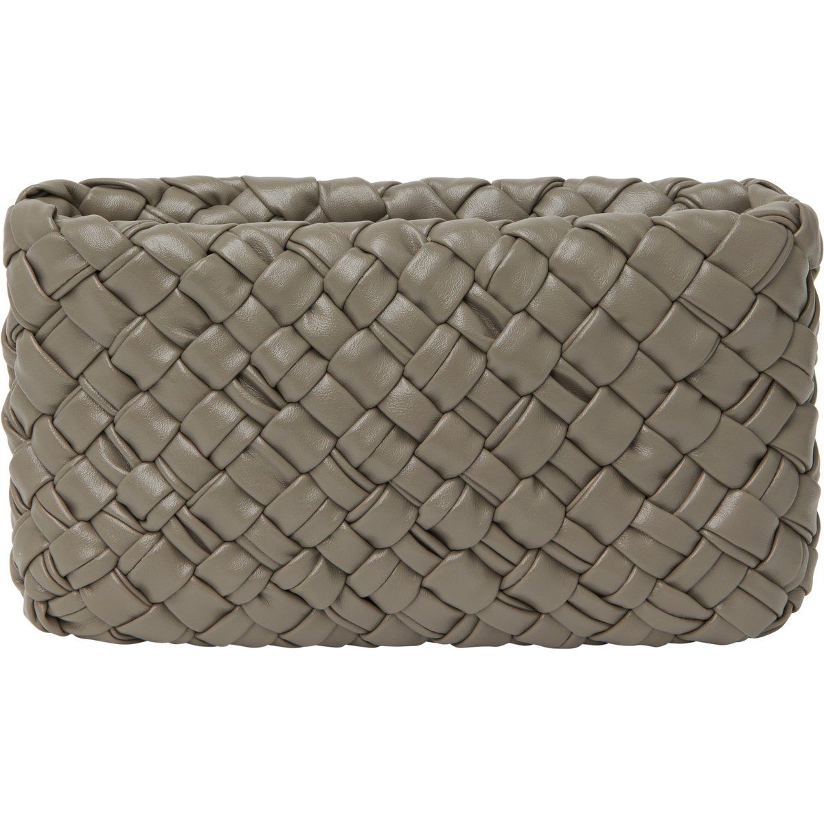 Geflochtene rechteckige Clutch-Handtasche