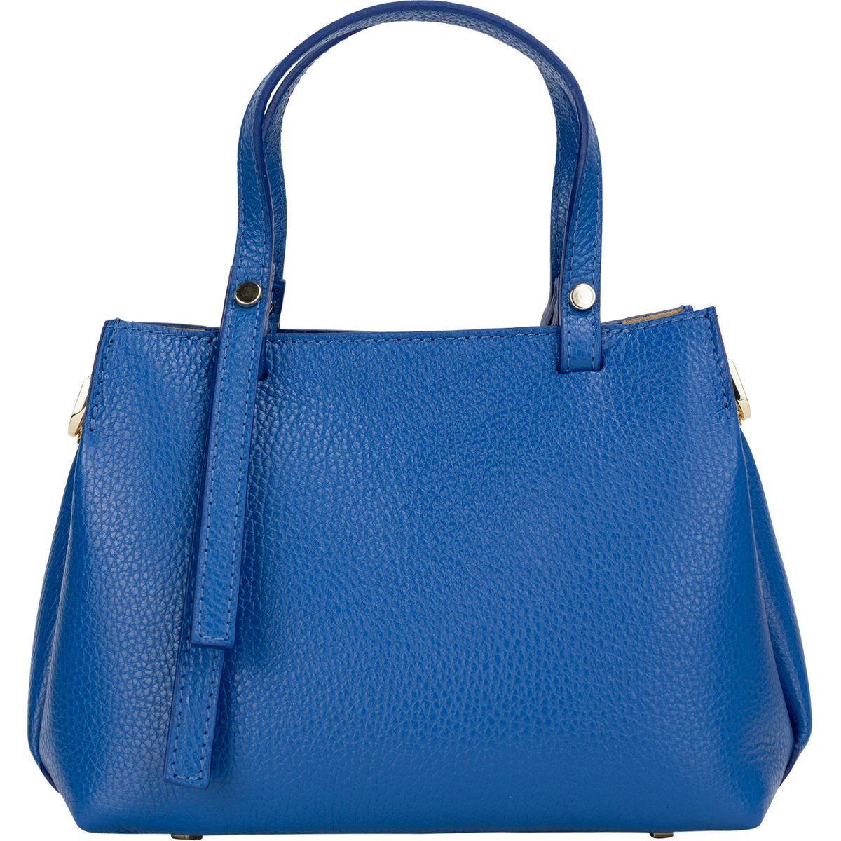 Henkeltasche aus genarbtem Leder