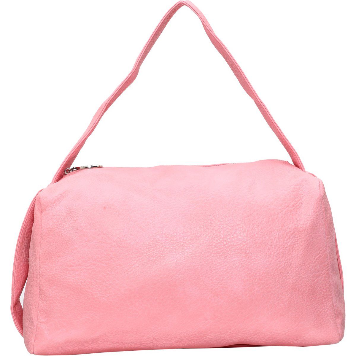 Texturierte rechteckige Kunstleder-Handtasche