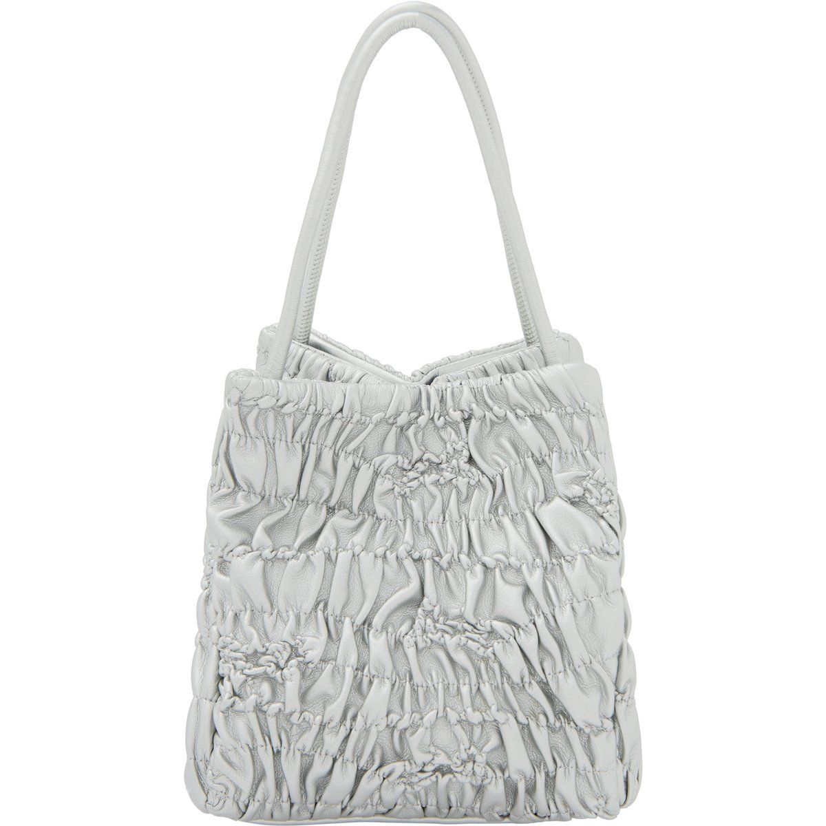 Raffinierte Metallic-Beuteltasche