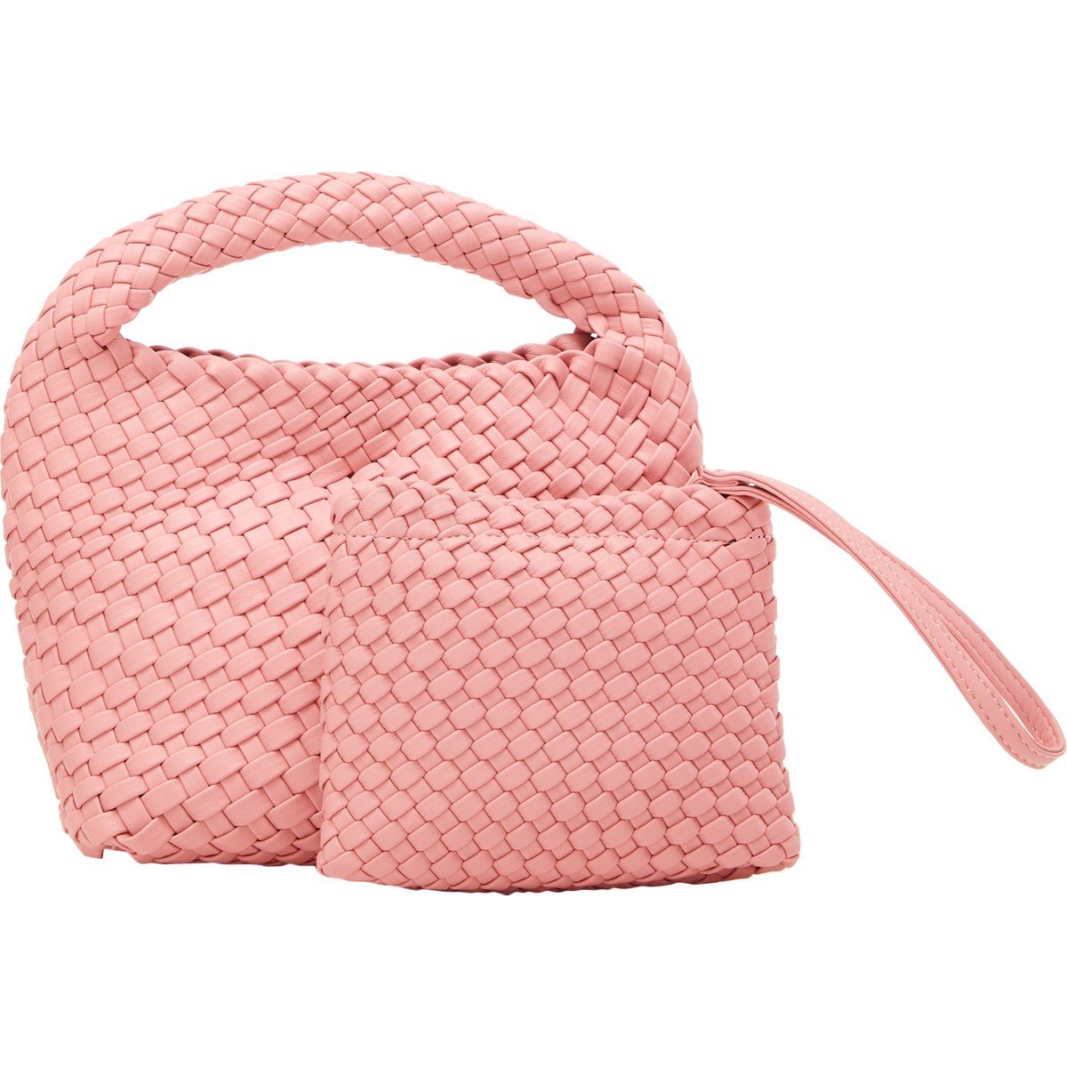 Set aus Web-Tote und Clutch