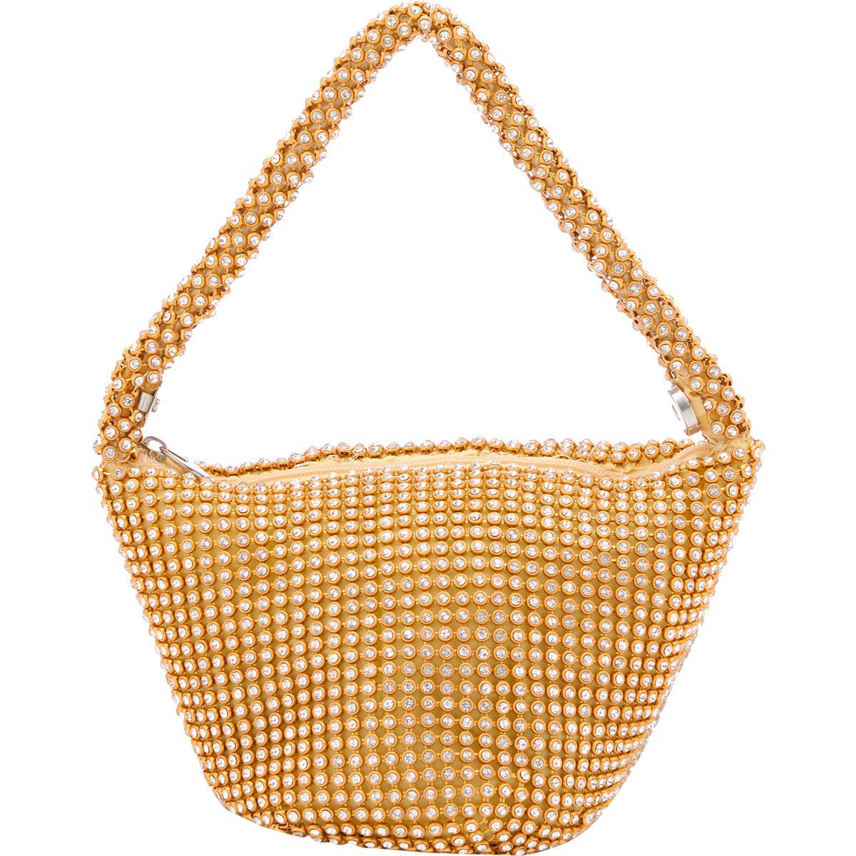 Funkelnde Abendtasche mit Strassbesatz