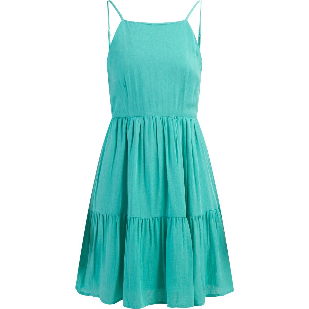 Luftiges gestuftes Träger-Sommerkleid