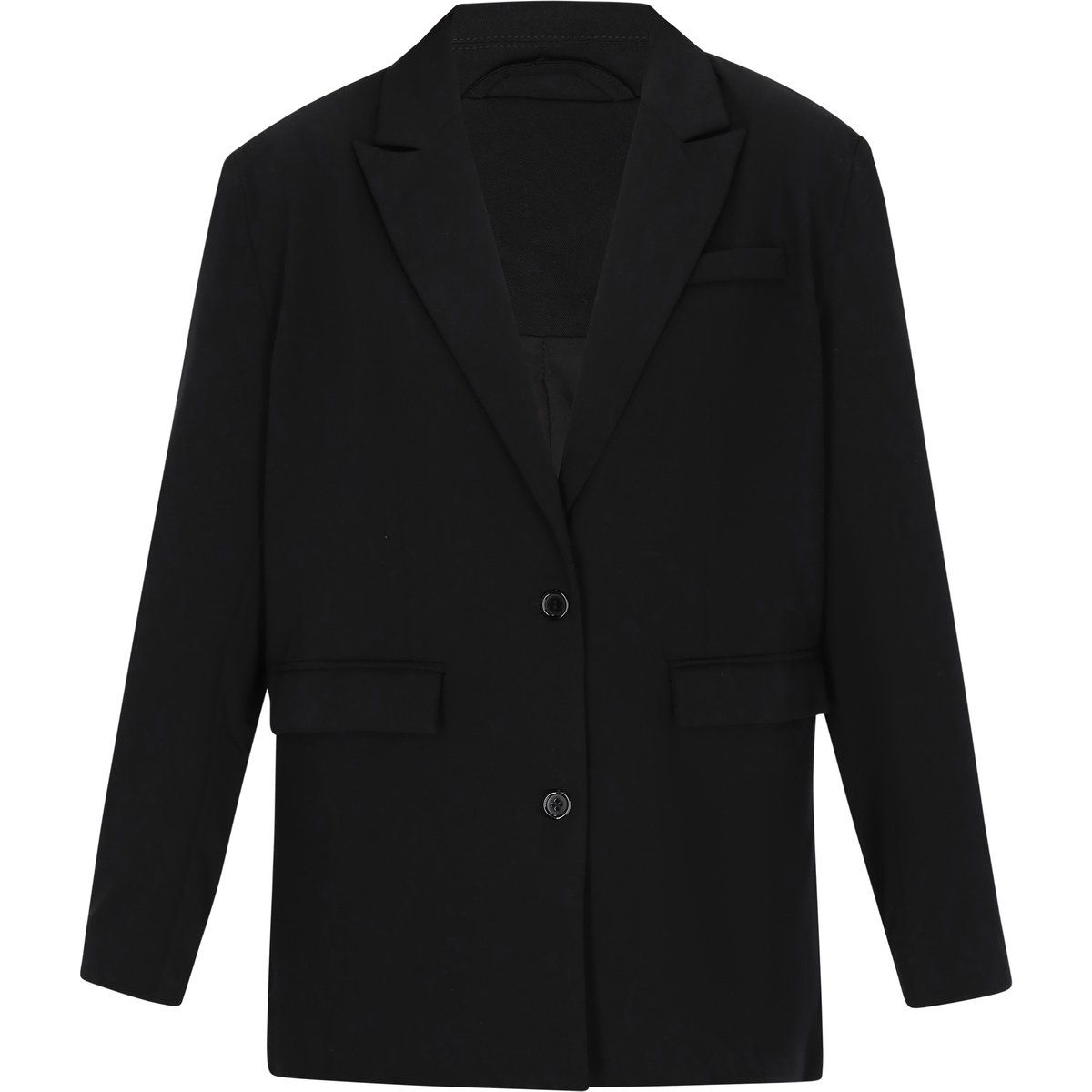 Einreihiger Business-Blazer mit entspannter Passform