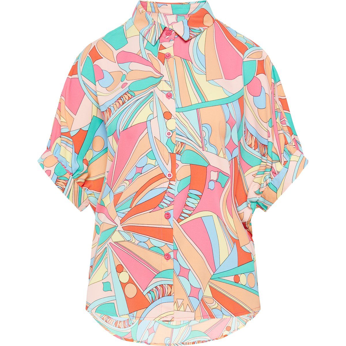 Bluse mit geometrischem Muster