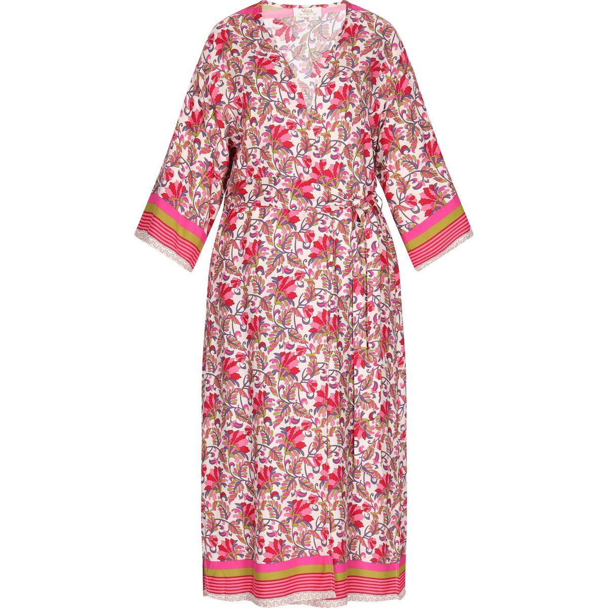 Luftiger Boho-Kimono mit Blumenmuster
