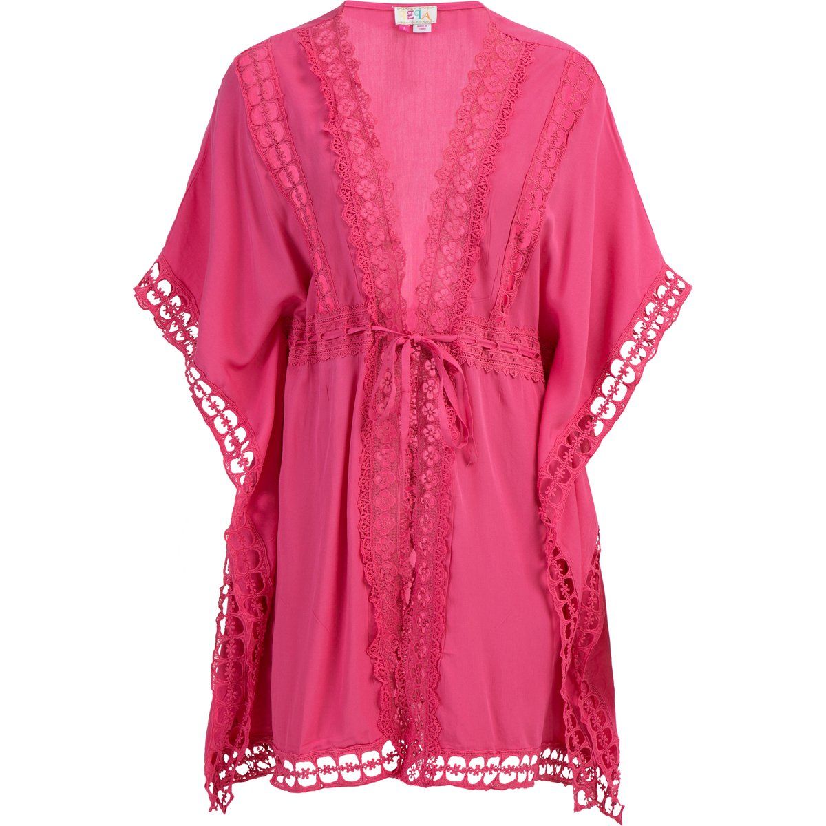Luftiger Kimono-Kaftan mit Lochspitze