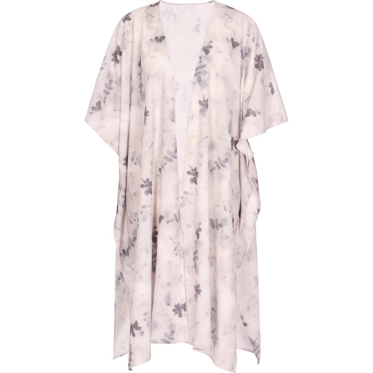 Fließender Kimono mit floralem Print