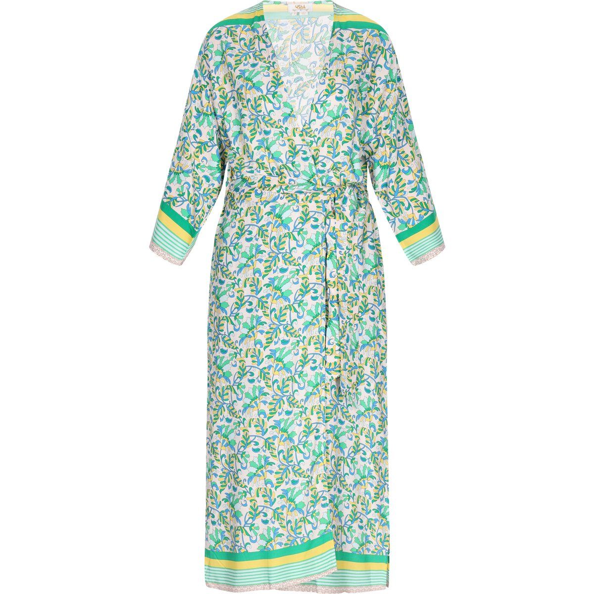 Luftiger Boho-Kimono mit Blumenmuster