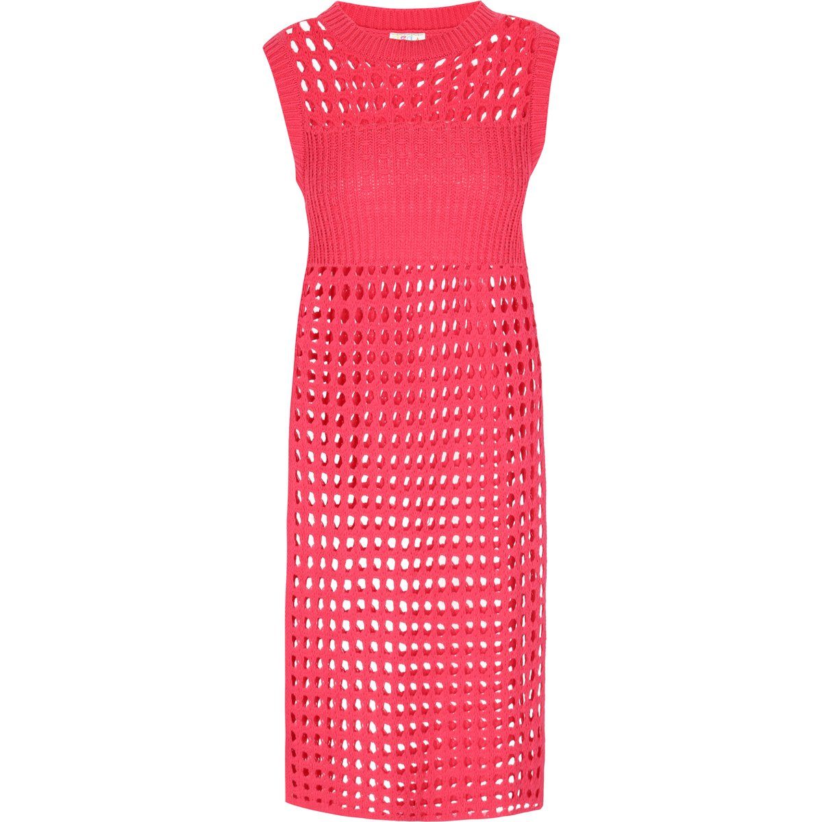 Boho-Midi-Tunika mit Lochmuster