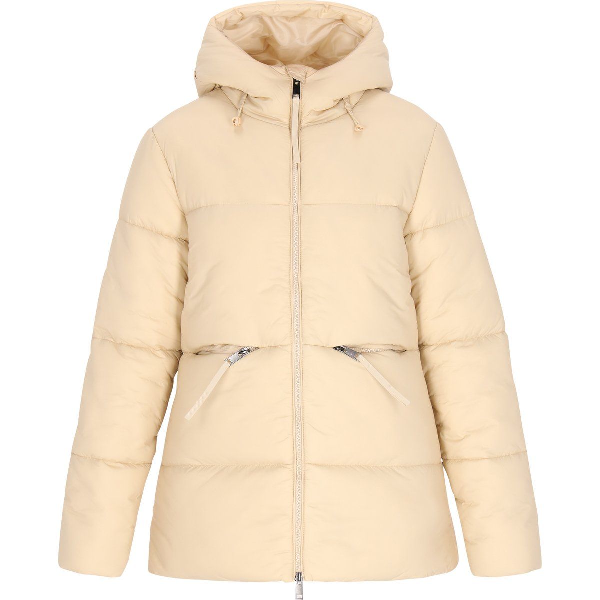 Gesteppte Pufferjacke mit Kapuze