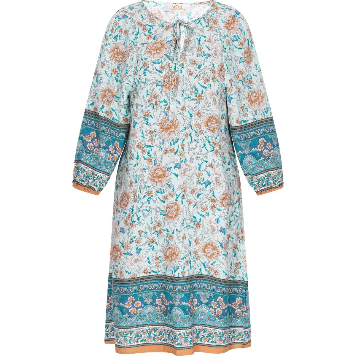 Luftiges Boho-Midi mit Blumenmuster