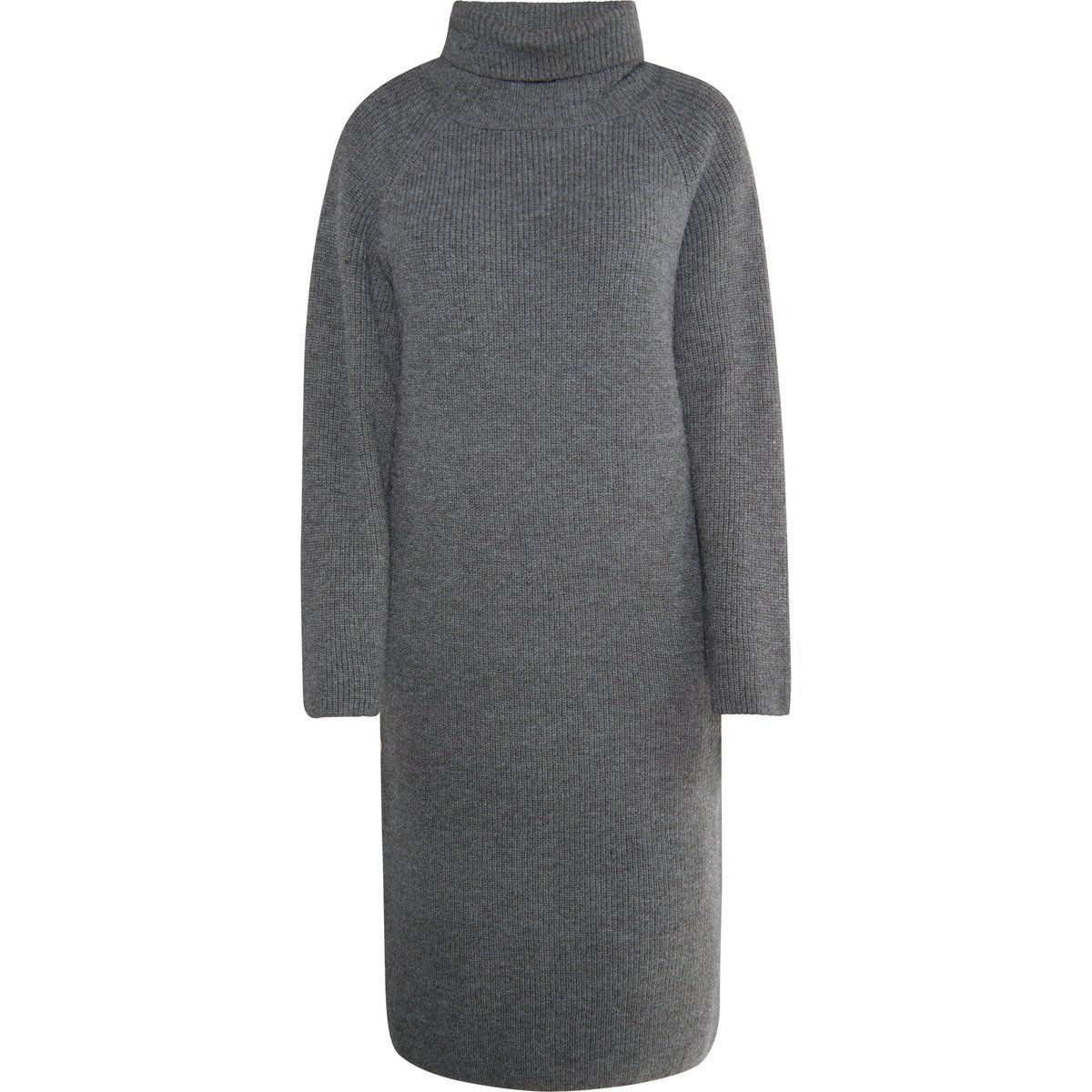 Lässiges Strickkleid mit Rollkragen