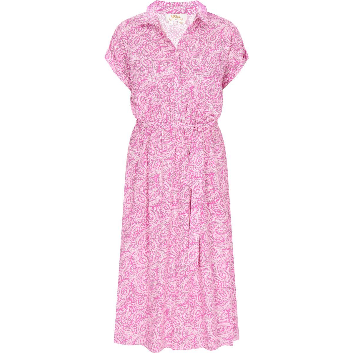 Hemdblusenkleid mit Paisley-Print