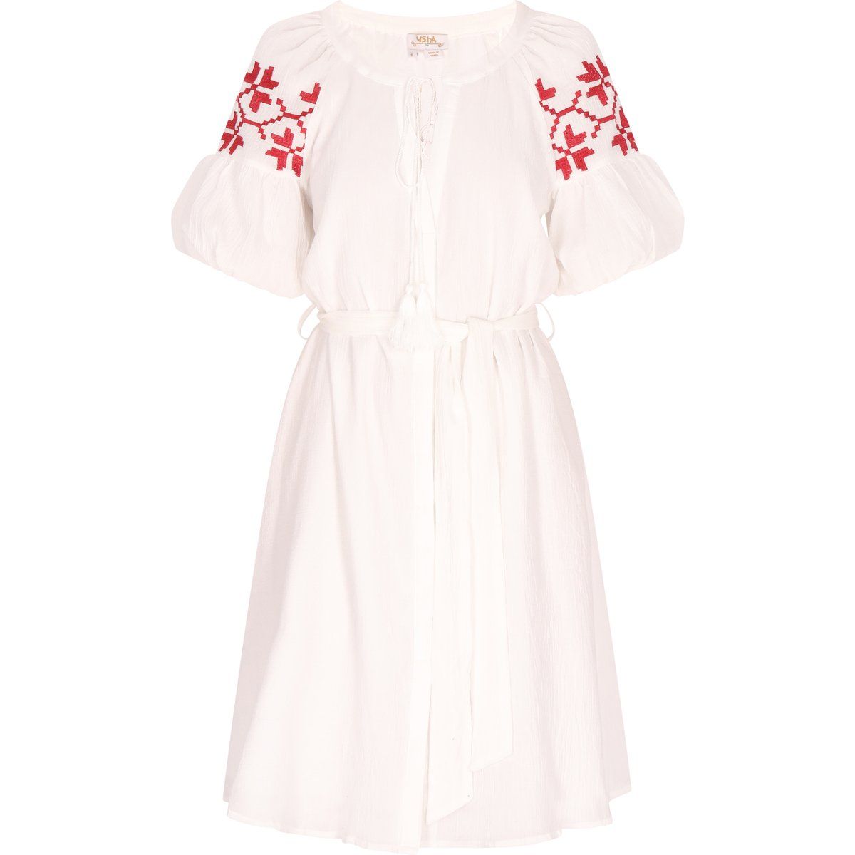 Besticktes Minikleid im Ethno-Stil