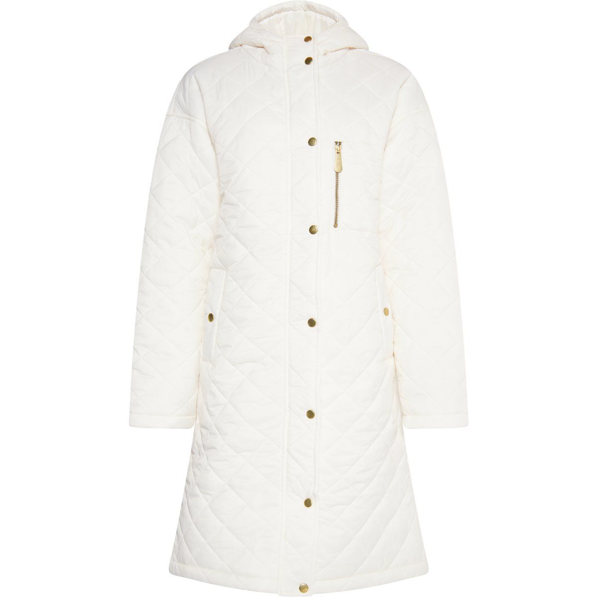 Eleganter Steppparka mit Kapuze