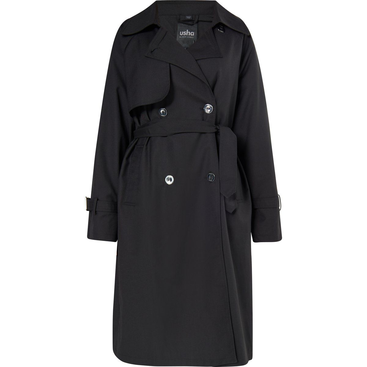 Klassischer zweireihiger Trenchcoat