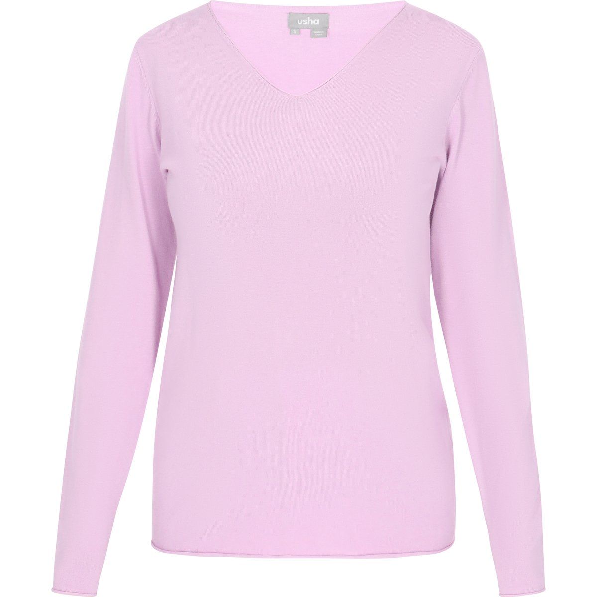 Strickpullover mit V-Ausschnitt