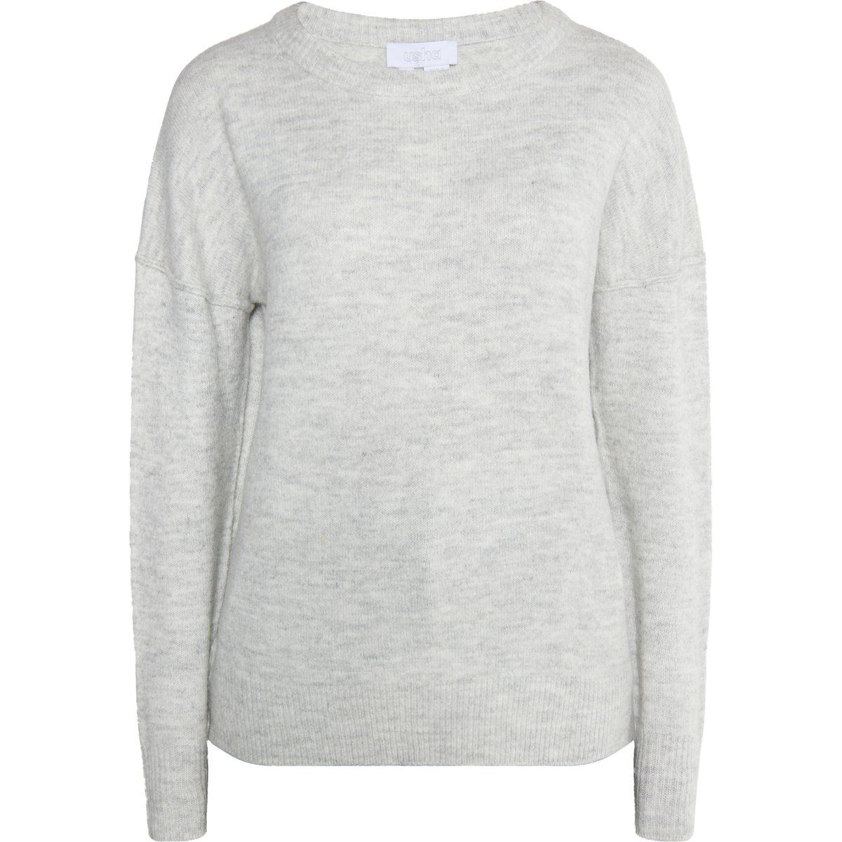 Minimalistischer Rundhals-Strickpullover