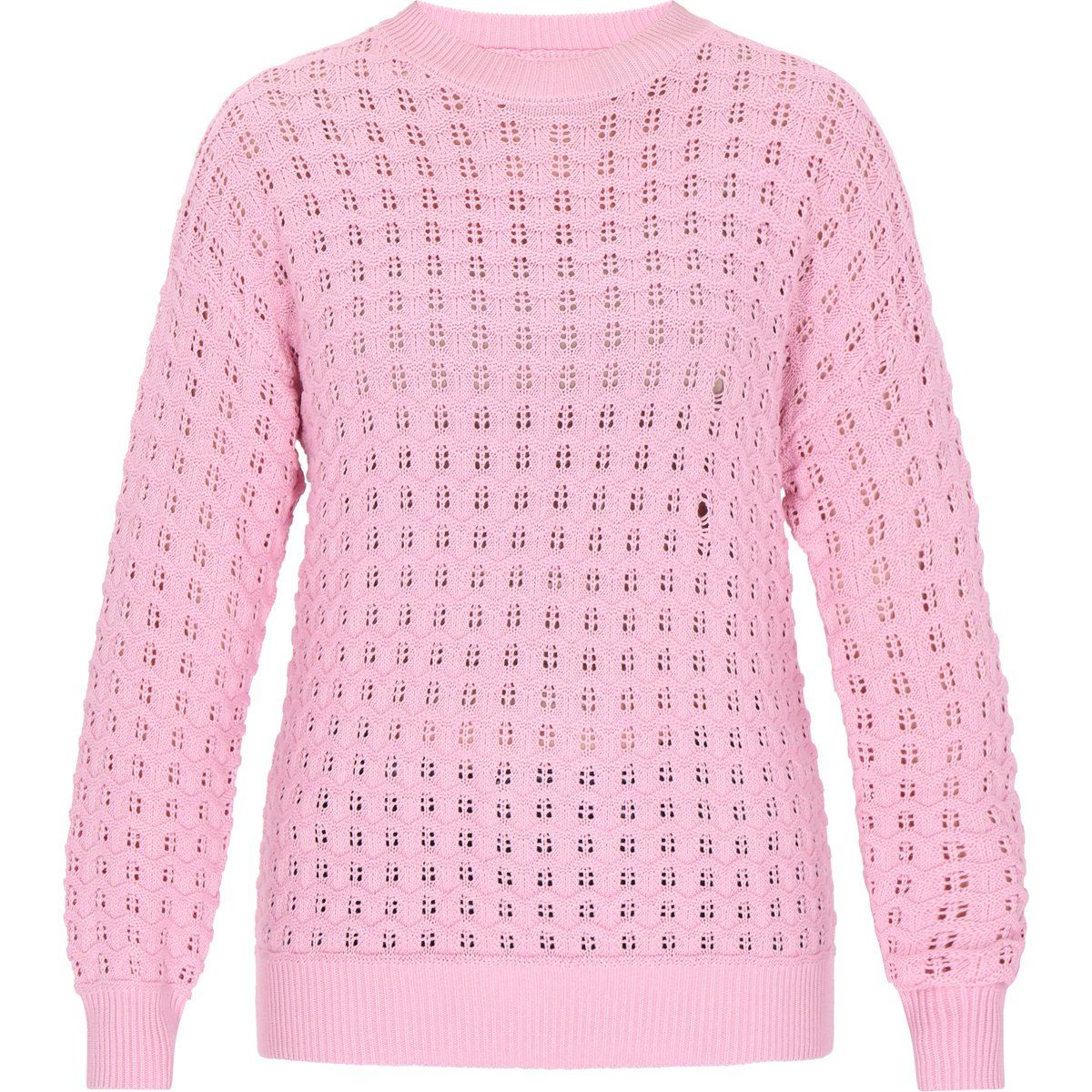 Strickpullover mit Rundhalsausschnitt