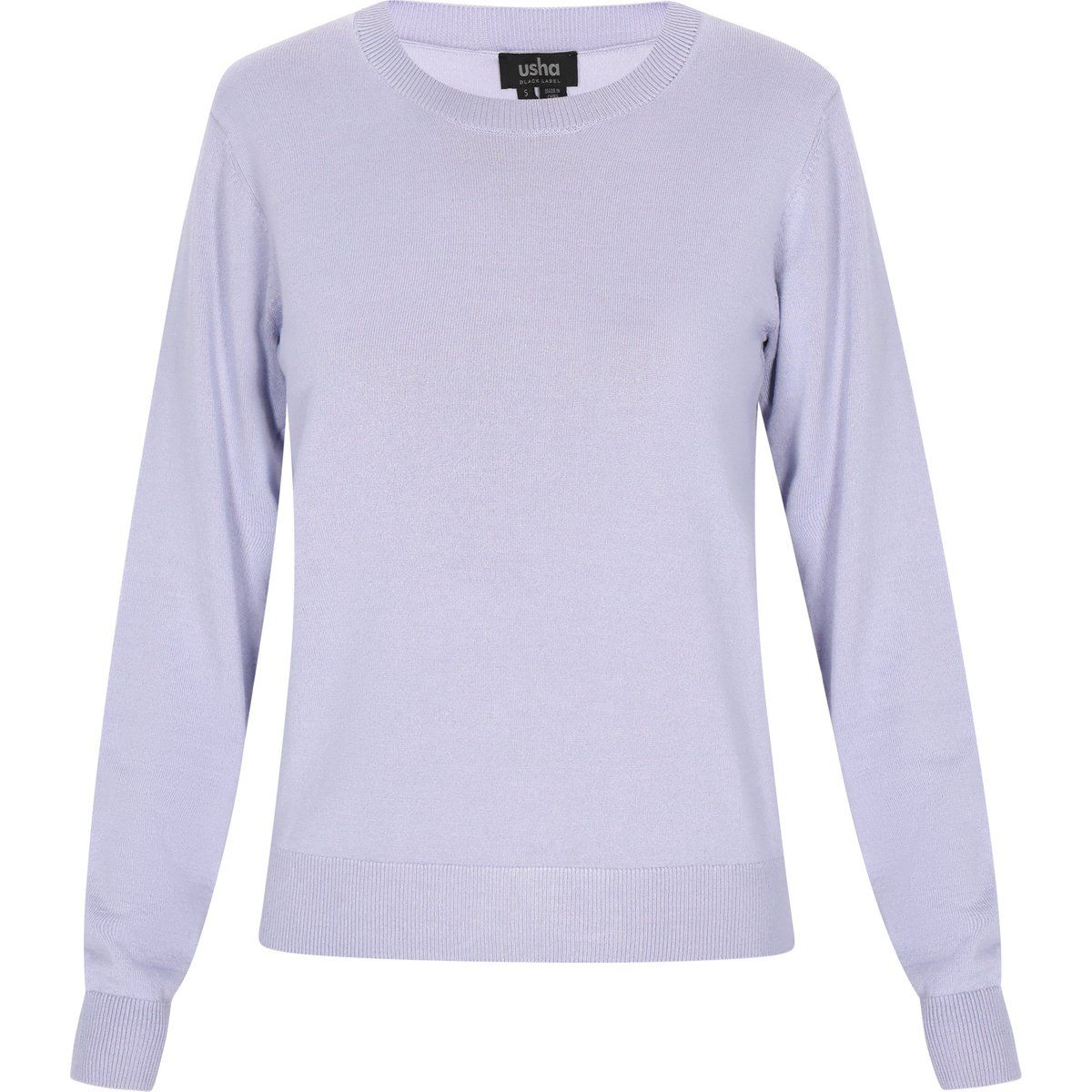 Klassischer Pullover mit Rundhalsausschnitt