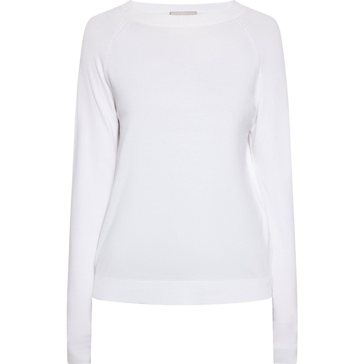 Klassischer Raglanpullover mit Rundhals