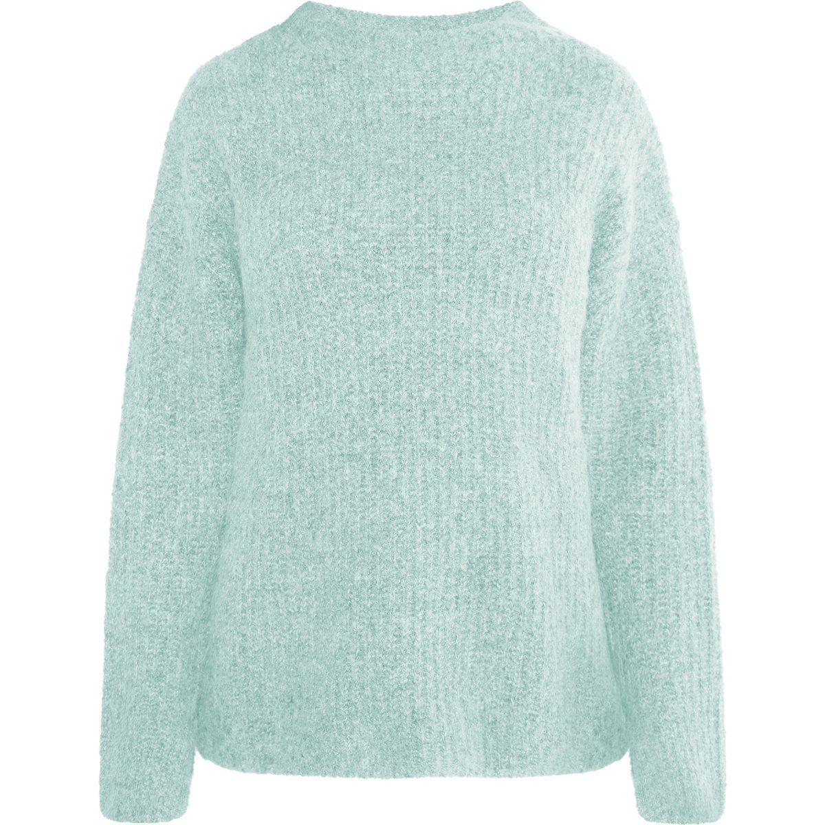 Oversize-Strickpullover mit hohem Kragen