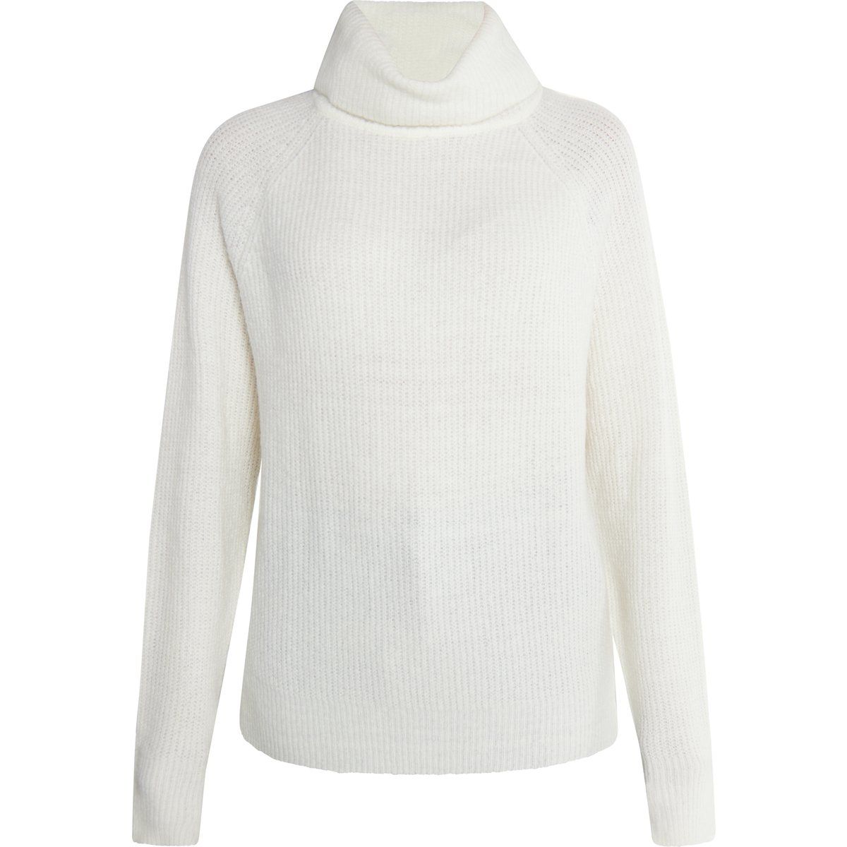 Minimalistischer Rippstrick-Rollkragenpullover