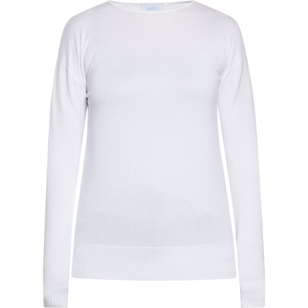 Zeitloser Feinstrick-Pullover mit Rundhalsausschnitt