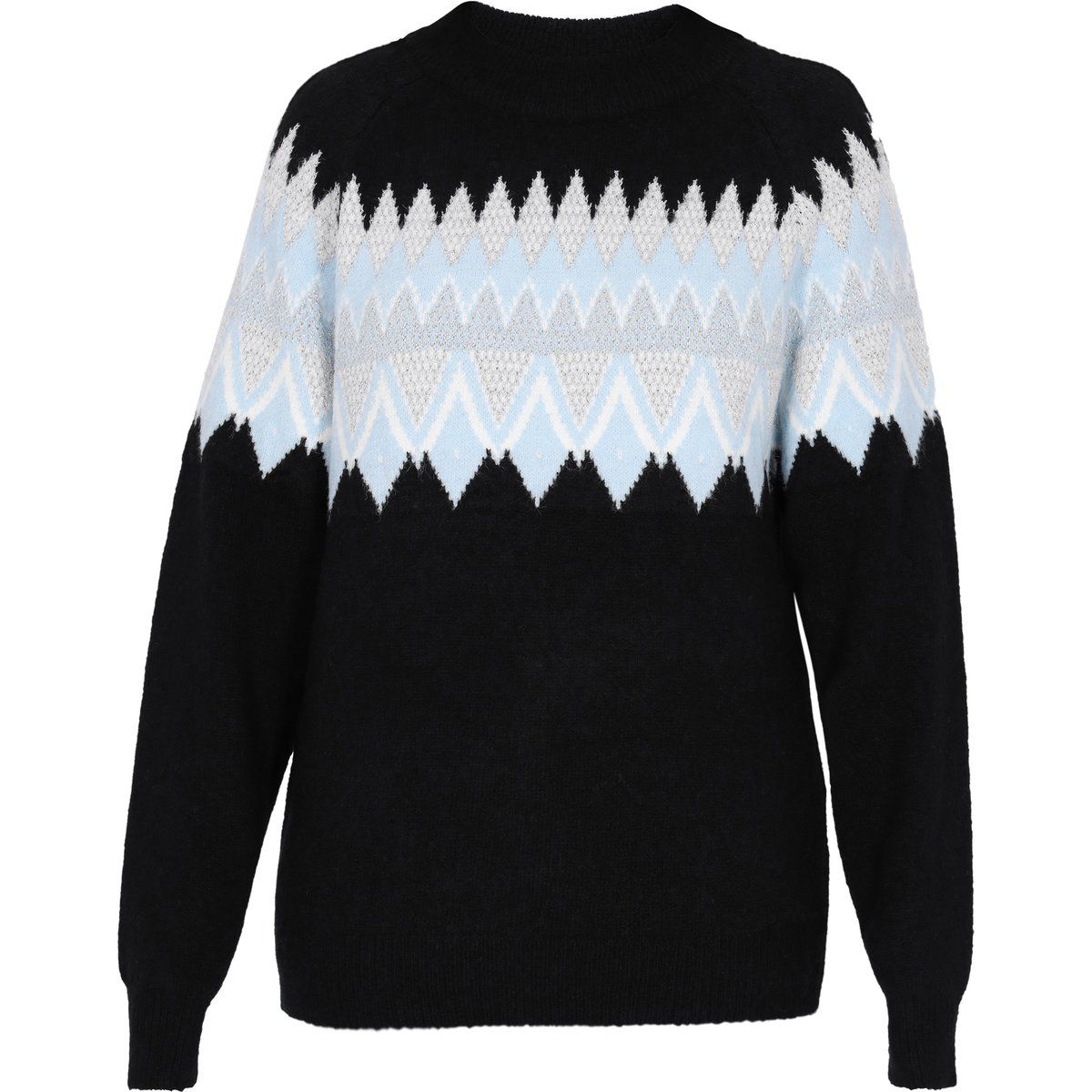 Strickpullover mit geometrischem Muster