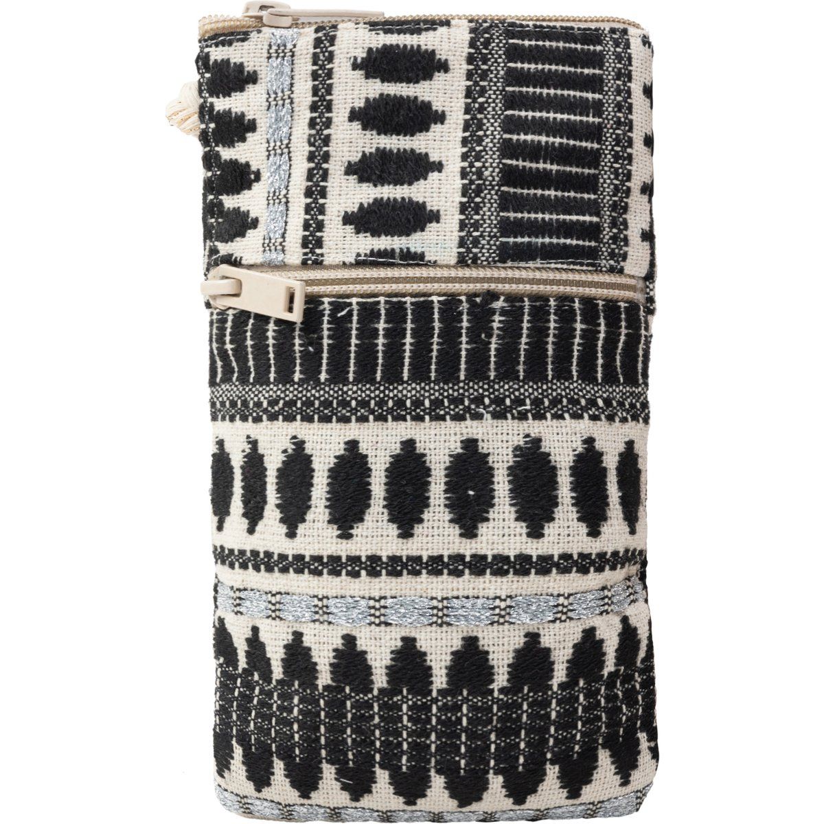Gewebte Boho-Smartphone-Umhängetasche