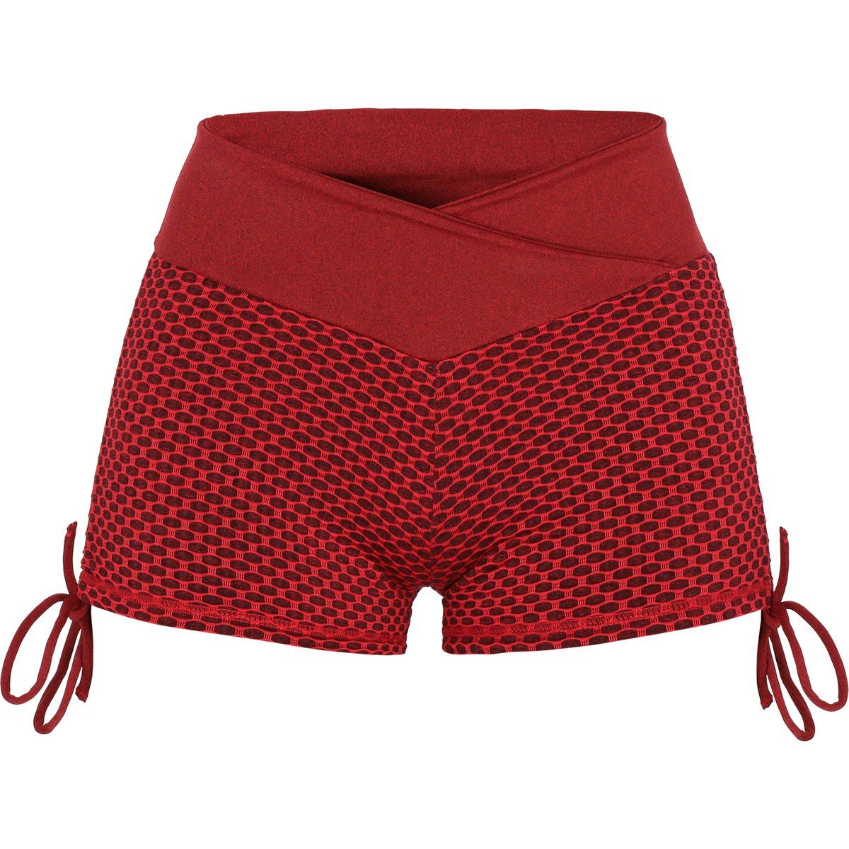 Strukturierte Sportshorts mit V-Bund