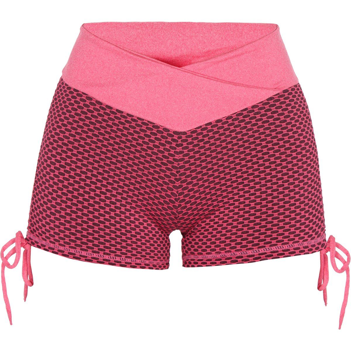 Strukturierte Scrunch-Shorts mit Wickelbund