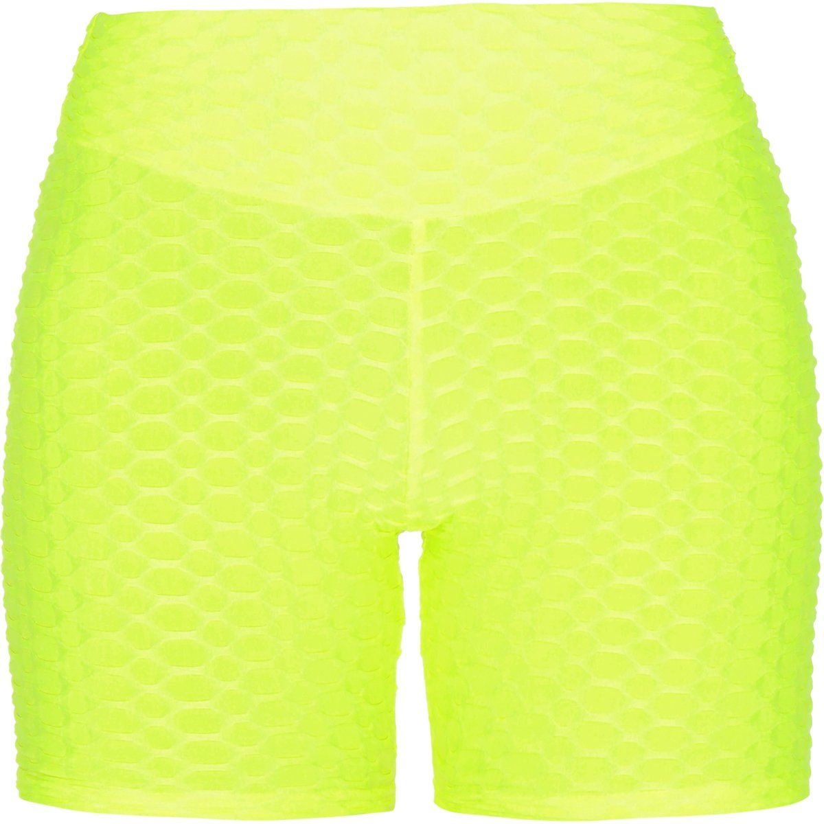 Strukturierte High-Waist Radlerhose